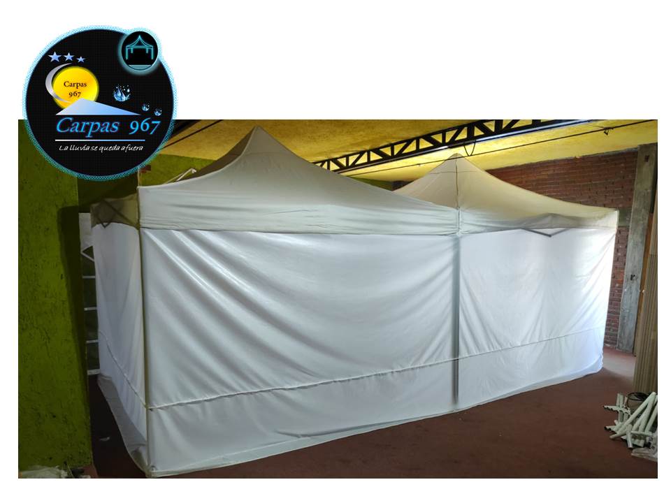 carpa doble de 3x3 plegable